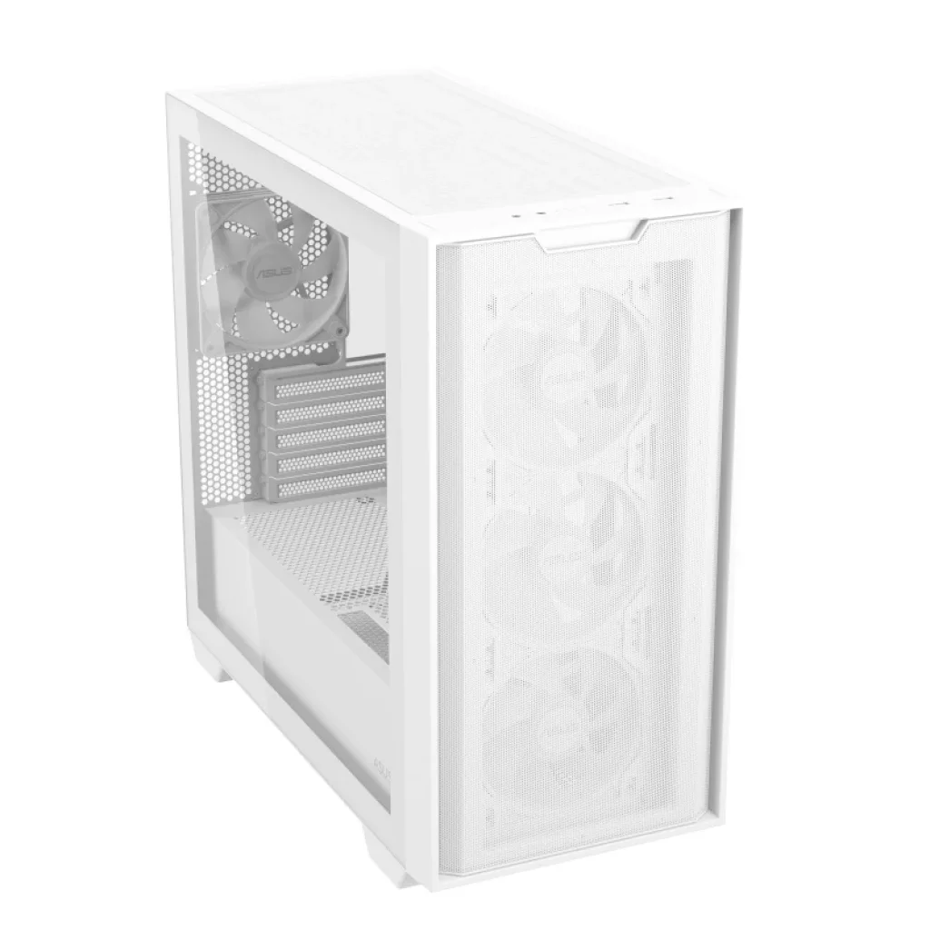Корпус Asus A21 Plus White Tempered Glass без БЖ (90DC00H3-B19010) UA