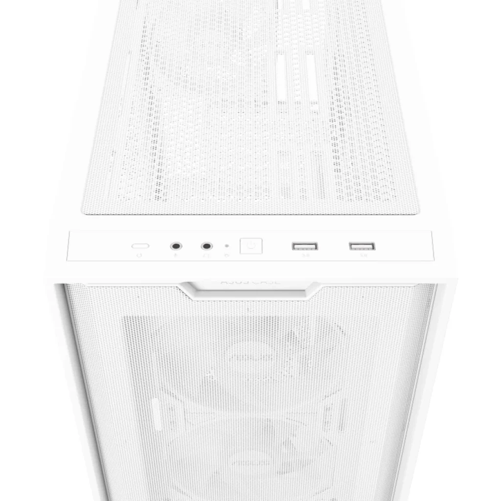 Корпус Asus A21 Plus White Tempered Glass без БЖ (90DC00H3-B19010) UA