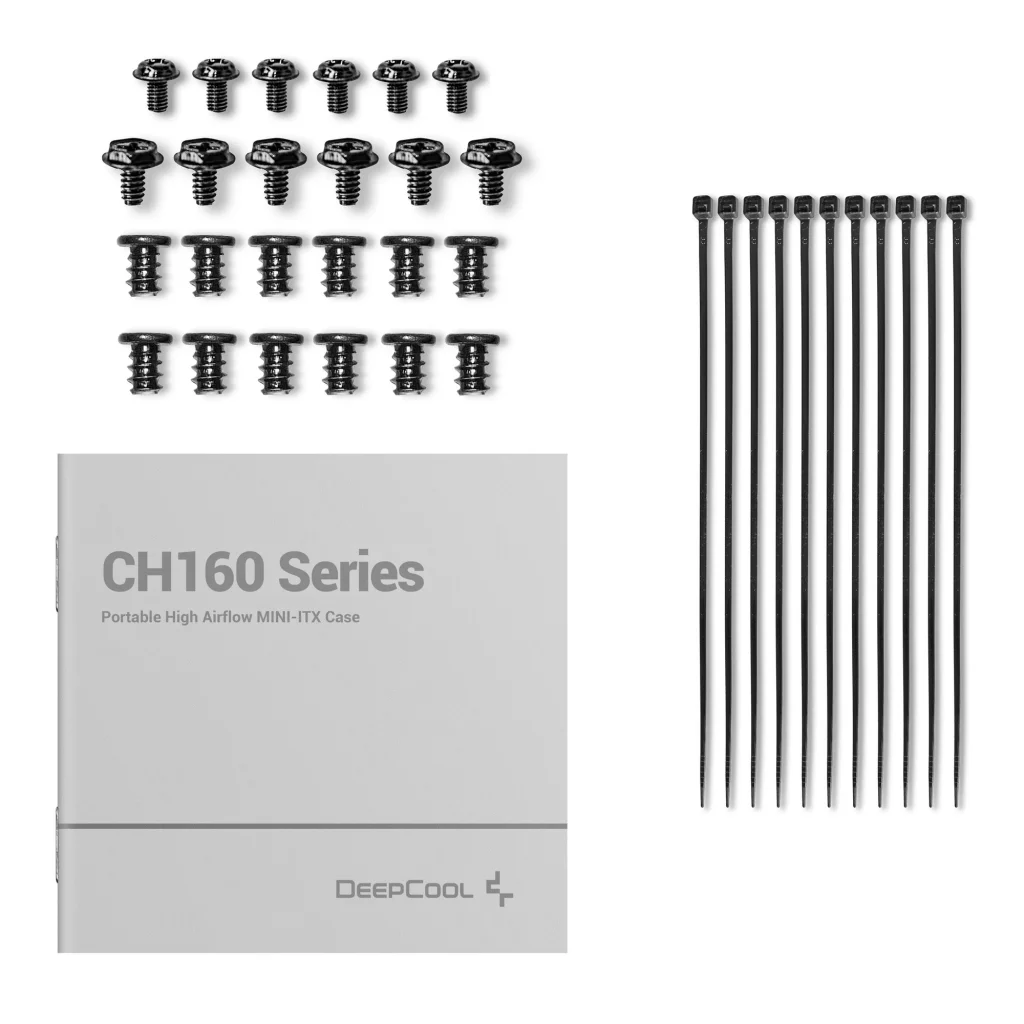 Корпус DeepCool CH160 Black (R-CH160-BKNGI0-G-1) без БЖ UA