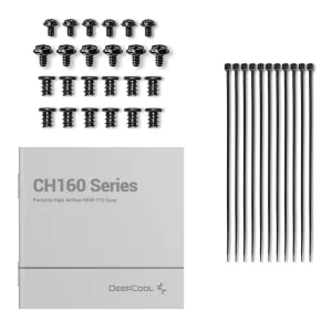 Корпус DeepCool CH160 Black (R-CH160-BKNGI0-G-1) без БЖ UA