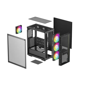Корпус DeepCool Matrexx 55 Mesh V4 Black (R-MATREXX55-BKAGA4-G-4) без БП UA