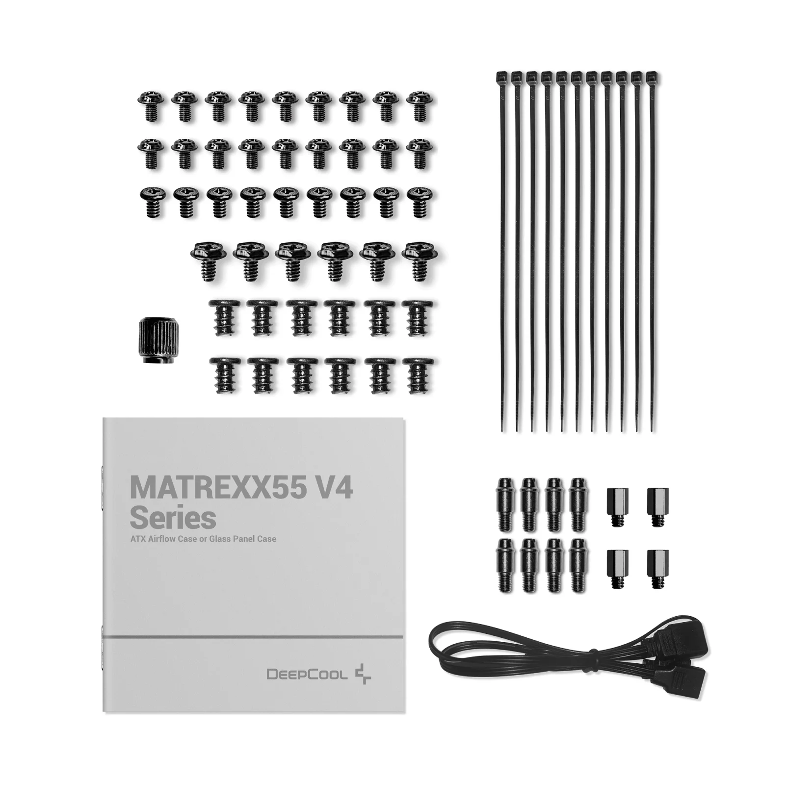 Корпус DeepCool Matrexx 55 Mesh V4 Black (R-MATREXX55-BKAGA4-G-4) без БП UA