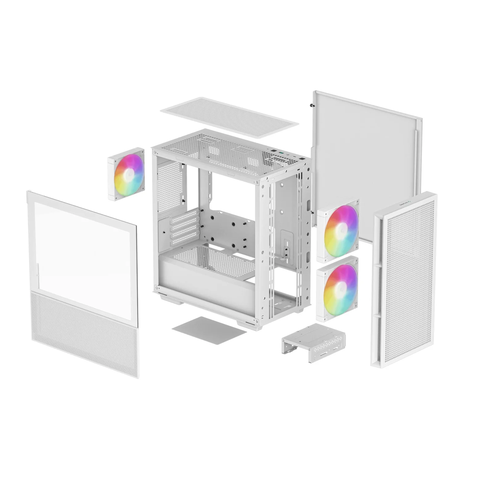 Корпус DeepCool CH360 White (R-CH360-WHAPE3-G-1) без БЖ UA