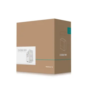 Корпус DeepCool CH360 White (R-CH360-WHAPE3-G-1) без БЖ UA