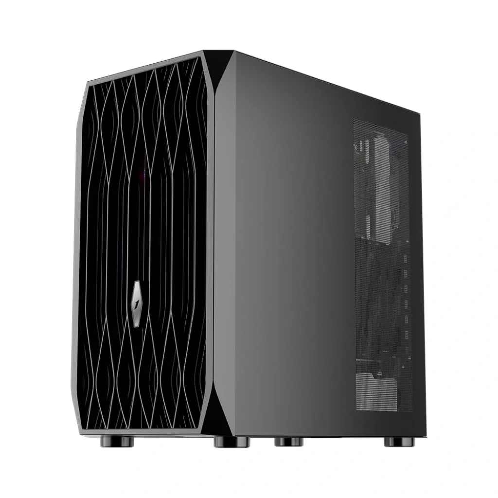 Корпус 1stPlayer AY7-BK-4F1 Black без БЖ UA