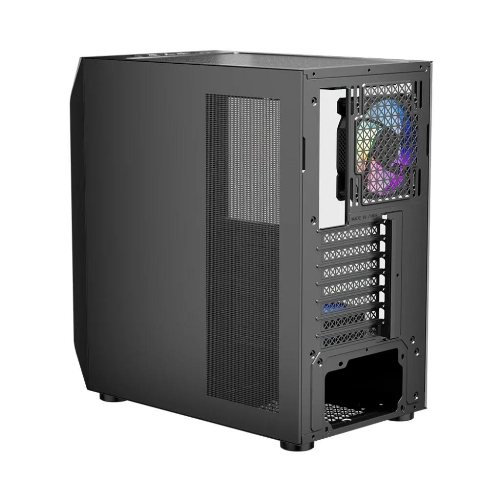 Корпус 1stPlayer AY7-BK-4F1 Black без БЖ UA