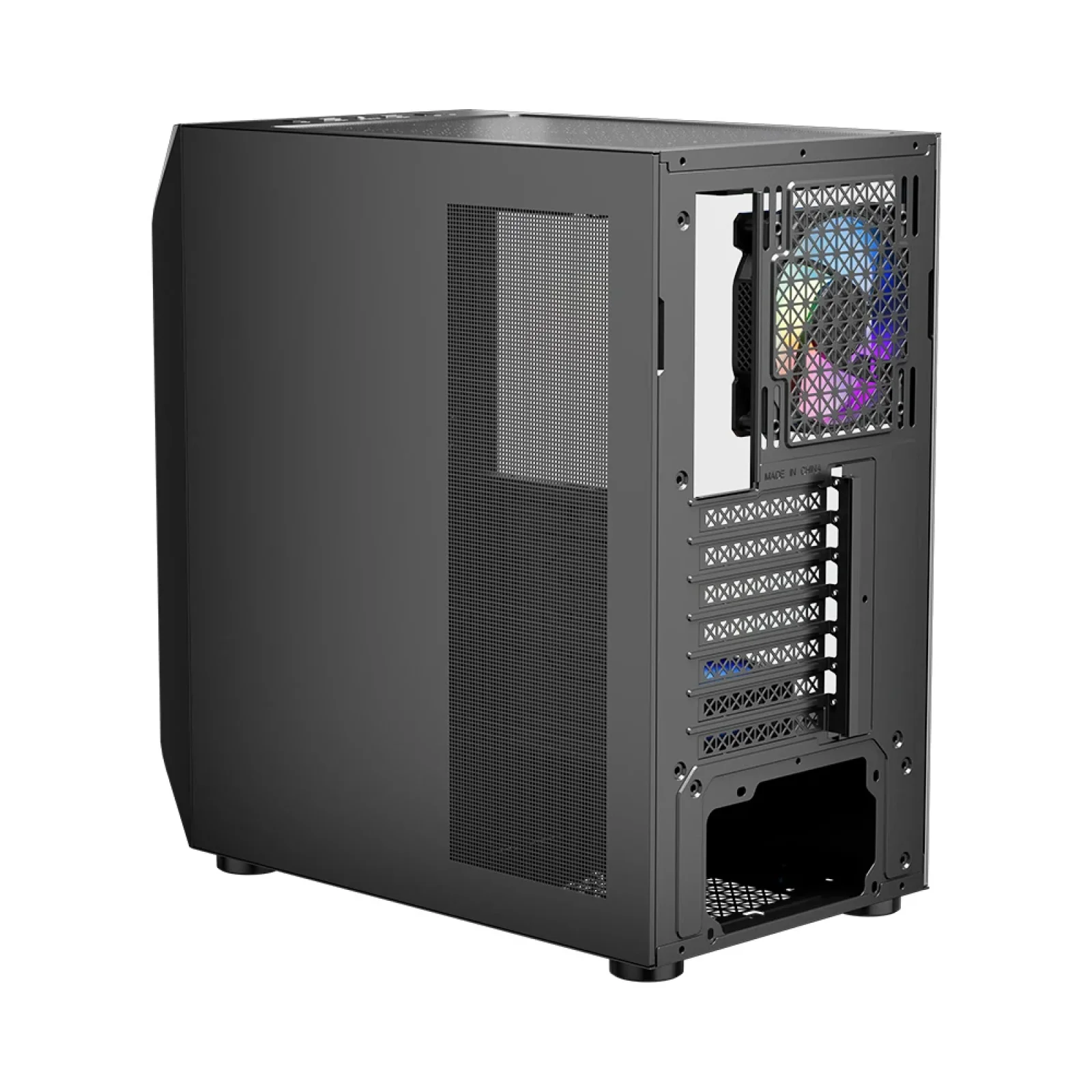 Корпус 1stPlayer AY7-BK-4F1 Black без БЖ UA