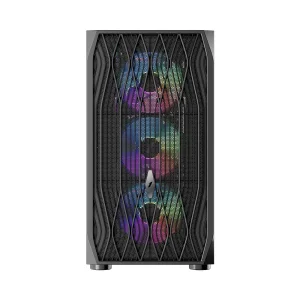 Корпус 1stPlayer AY7-BK-4F1 Black без БЖ UA