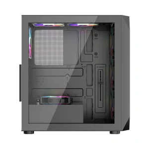 Корпус 1stPlayer AY7-BK-4F1 Black без БЖ UA