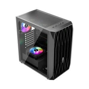 Корпус 1stPlayer AY7-BK-4F1 Black без БЖ UA
