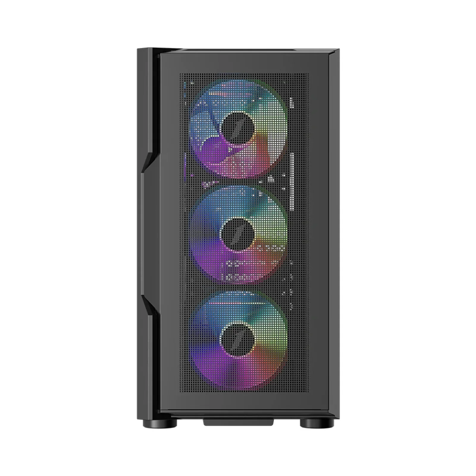 Корпус 1stPlayer T7-P-4F2(AP) Black без БП UA