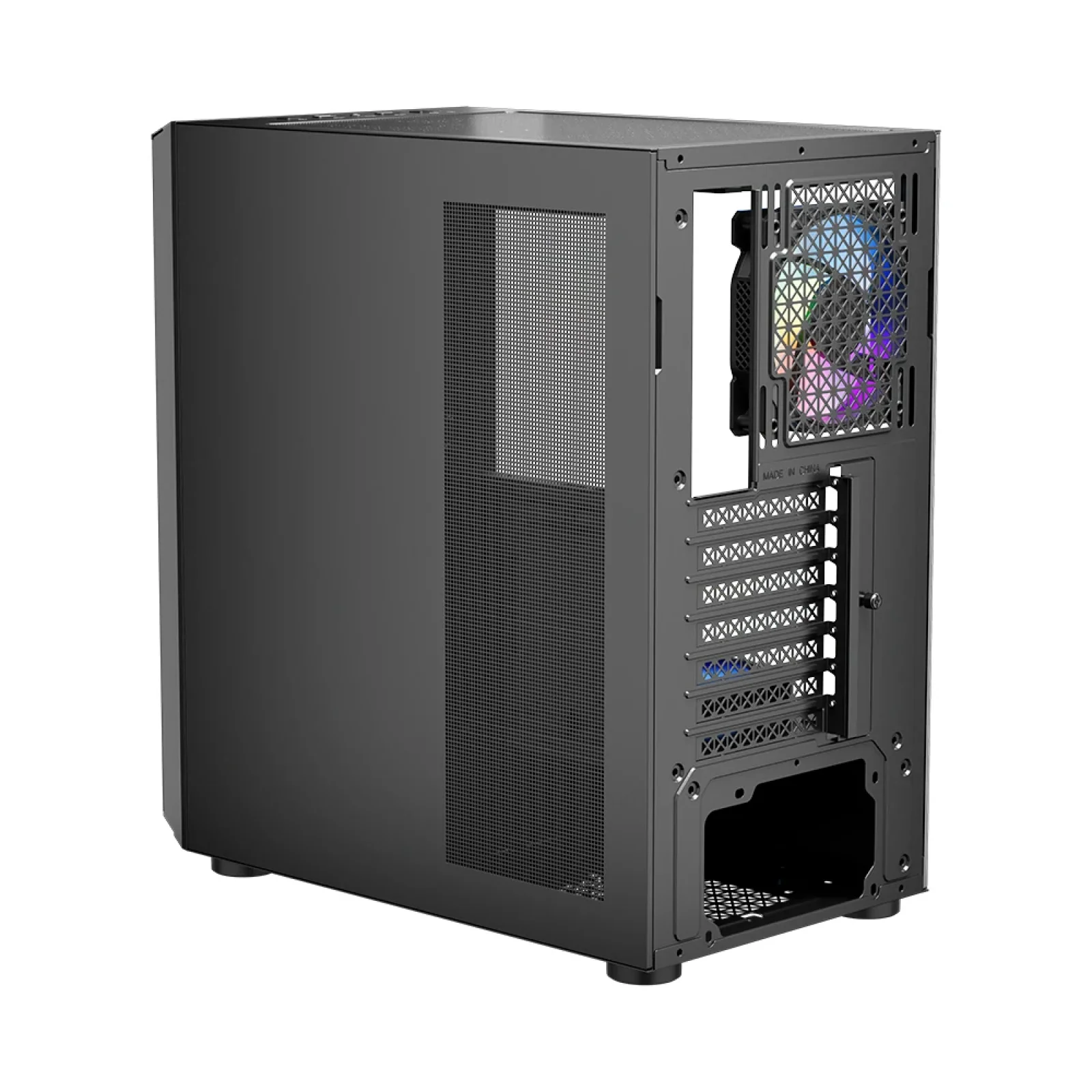 Корпус 1stPlayer T7-P-4F2(AP) Black без БП UA