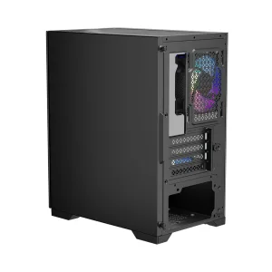 Корпус 1stPlayer X2-M-BK-4F1 Black без БЖ UA