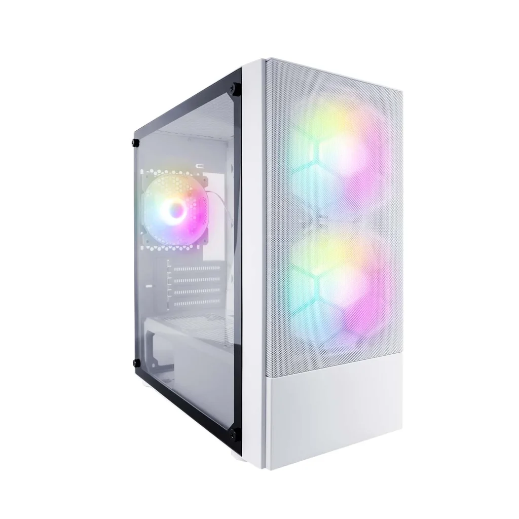 Корпус 1stPlayer X4-M-WH-2F1P-W-1F1-W White без БП UA