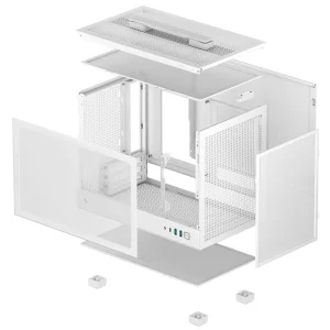 Корпус DeepCool CH160 White (R-CH160-WHNGI0-G-1) без БЖ UA