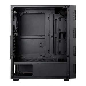 Корпус Prologix E114 Tempered Glass Black, E114 Black UA