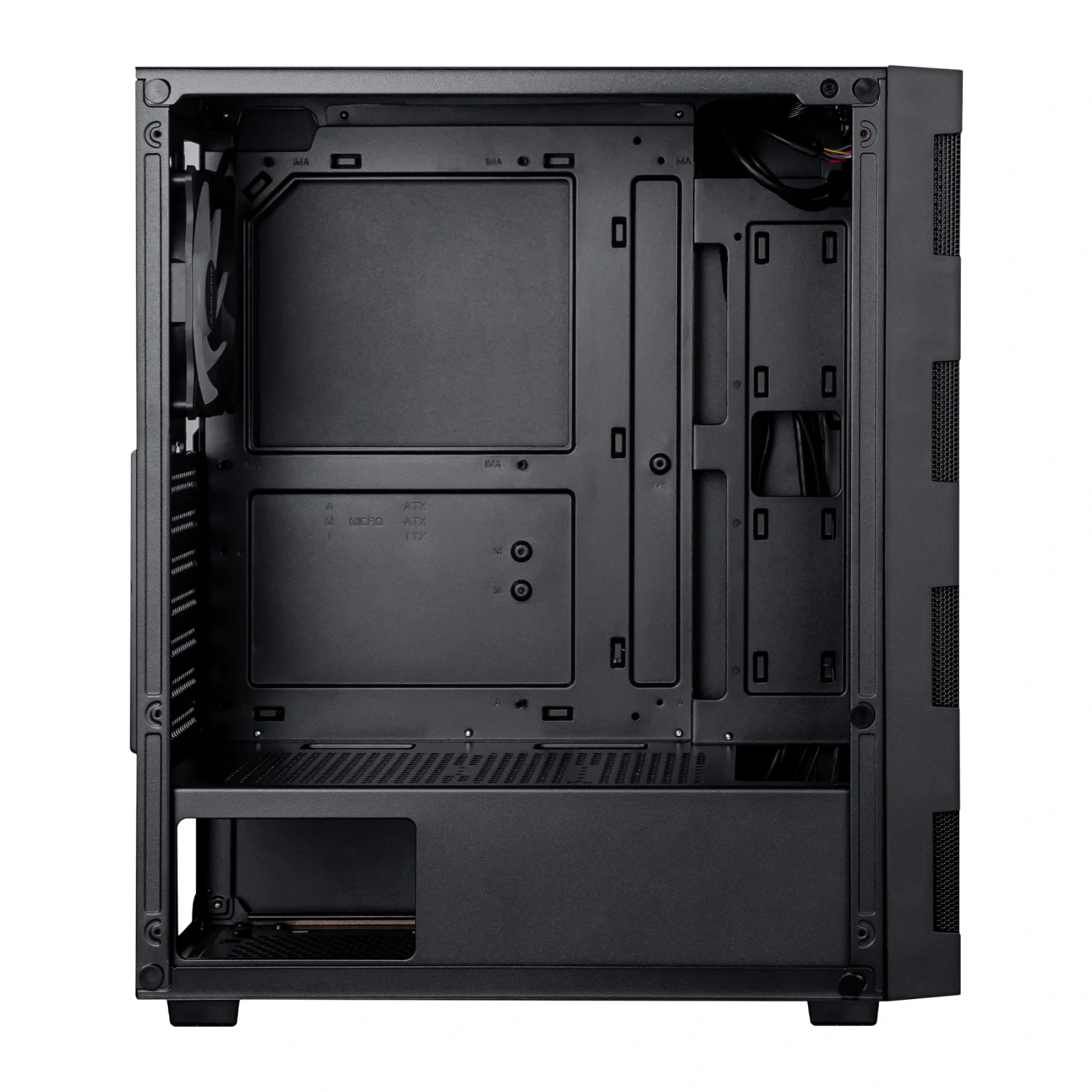 Корпус Prologix E115 Tempered Glass&Mesh Black, E115 Black UA