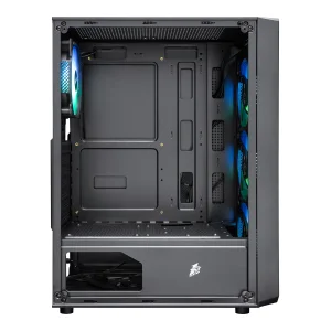 Корпус 1stPlayer FD3-4F2(AP)-BK Black без БЖ UA