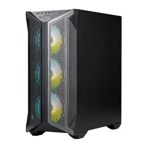 Корпус Prologix E119 Tempered Glass&Mesh Black, E119 Black UA