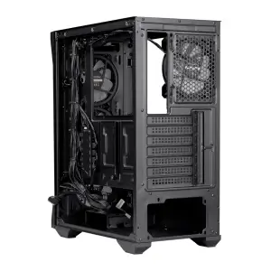 Корпус Prologix E119 Tempered Glass&Mesh Black, E119 Black UA