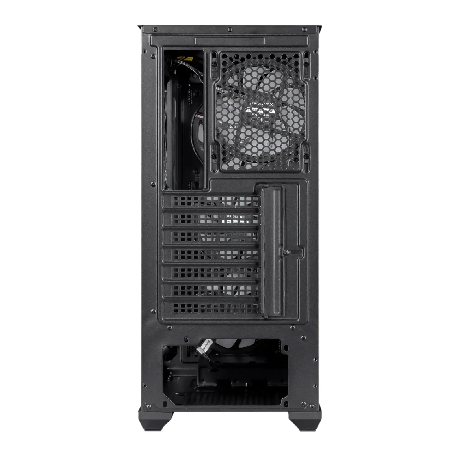 Корпус Prologix E119 Tempered Glass&Mesh Black, E119 Black UA