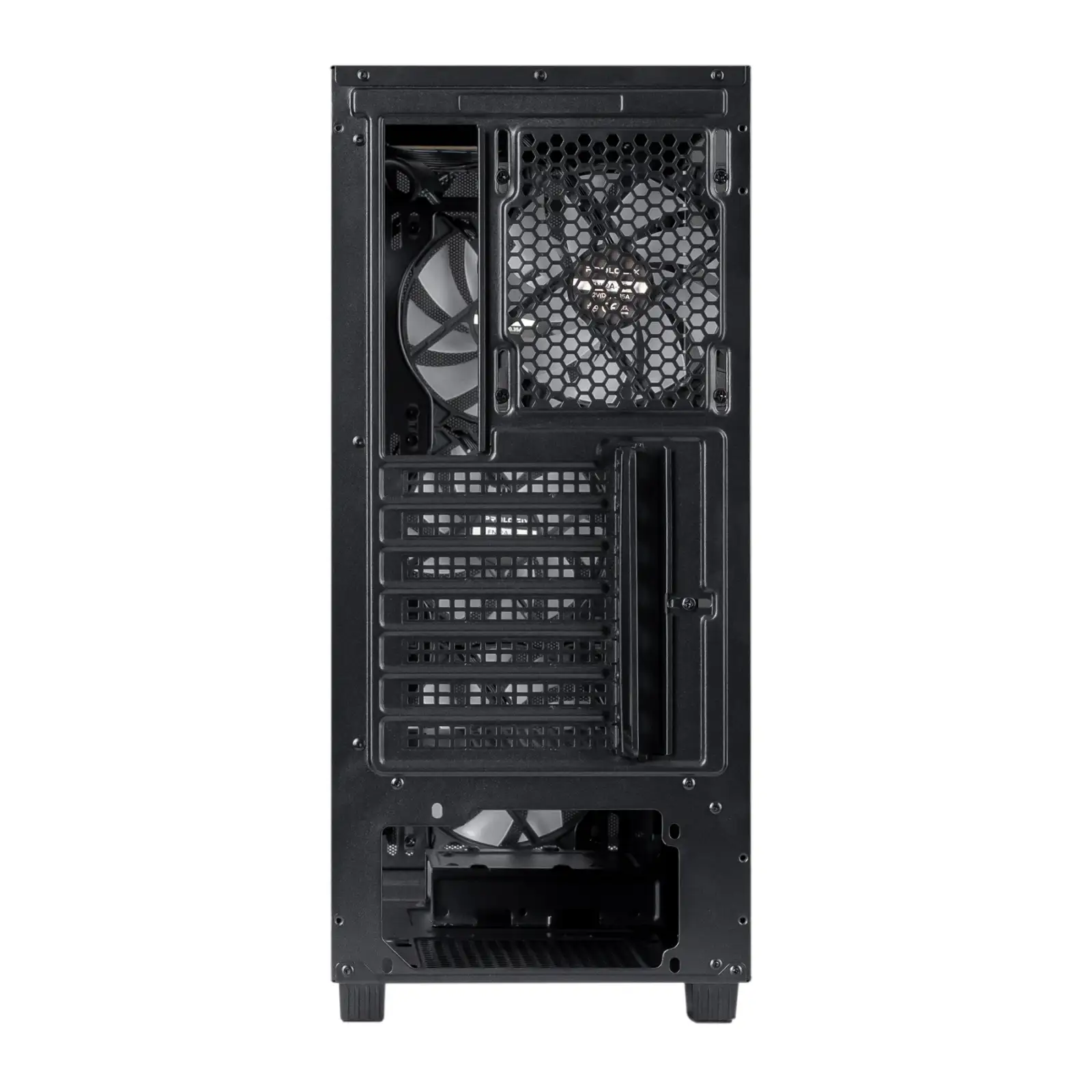 Корпус Prologix E120 Tempered Glass&Mesh Black, E120 Black UA