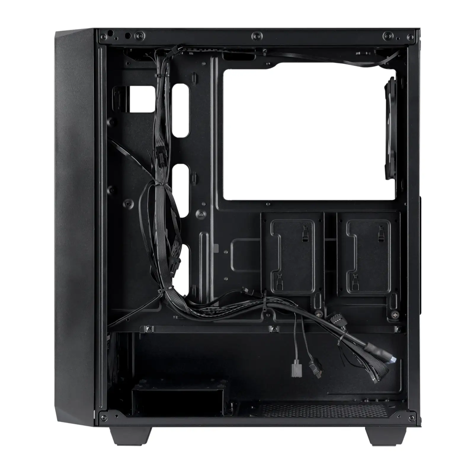 Корпус Prologix E120 Tempered Glass&Mesh Black, E120 Black UA