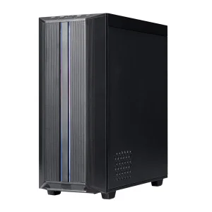 Корпус Prologix E122 Tempered Glass&Mesh Black, E122 Black UA