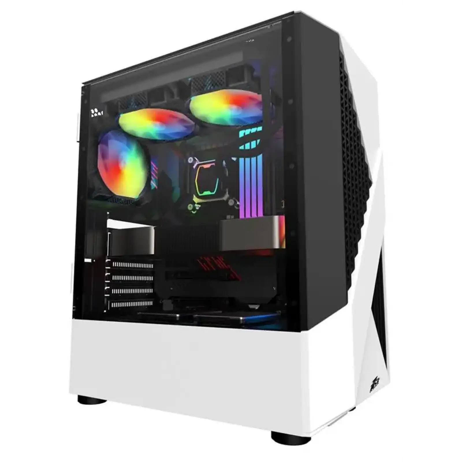 Корпус 1stPlayer F3-A-4F1 White 600W UA