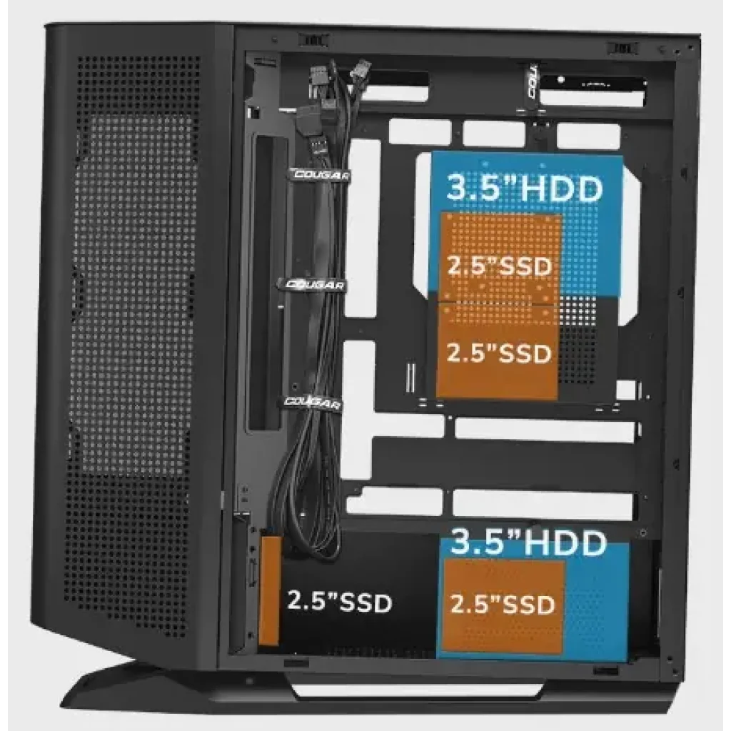 Корпус Cougar FV270 RGB Black без БП UA