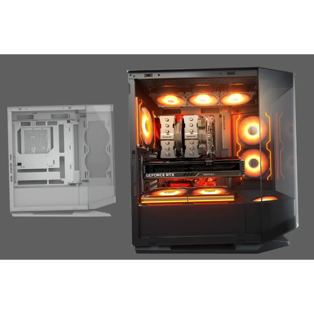 Корпус Cougar FV270 RGB Black без БП UA