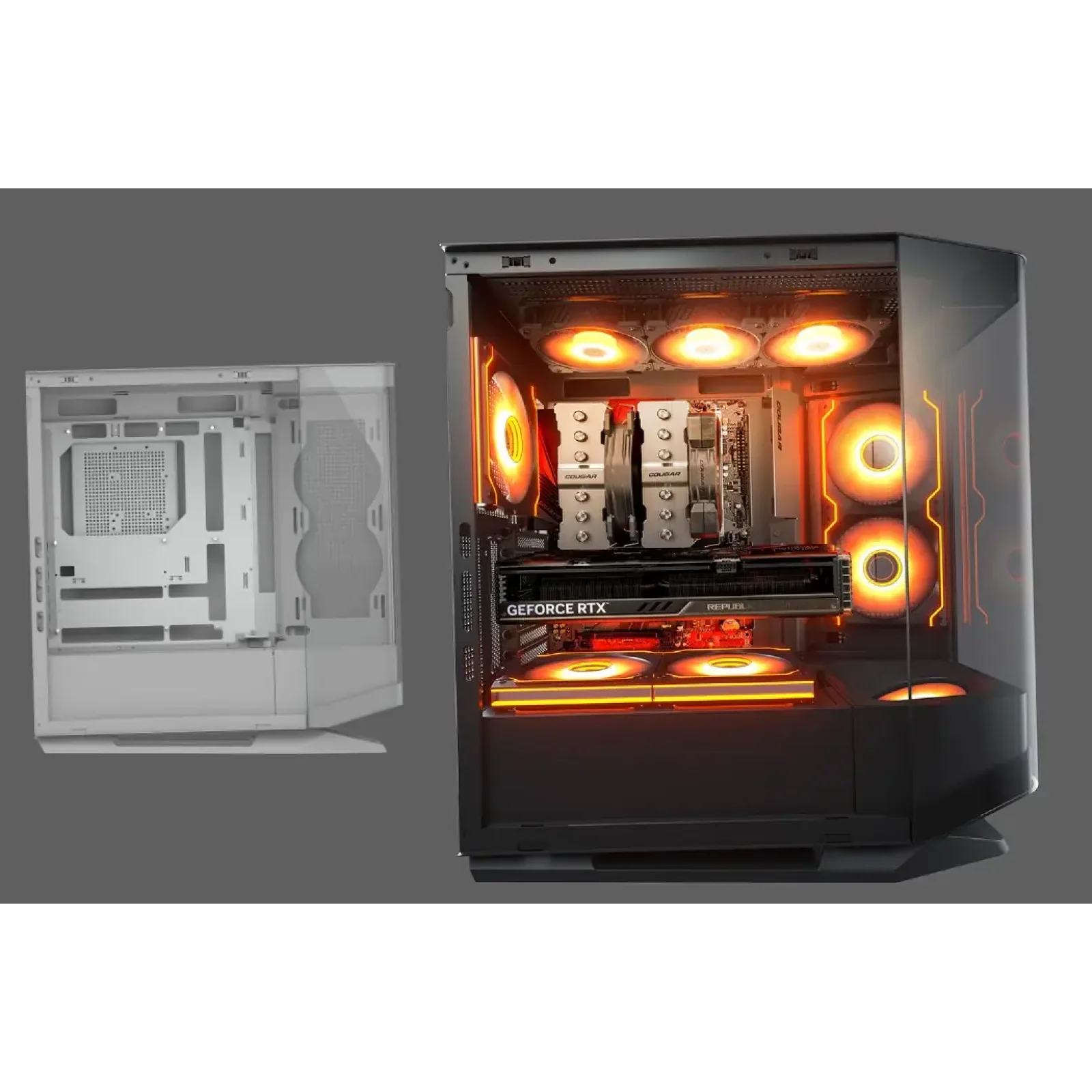 Корпус Cougar FV270 RGB Black без БЖ UA