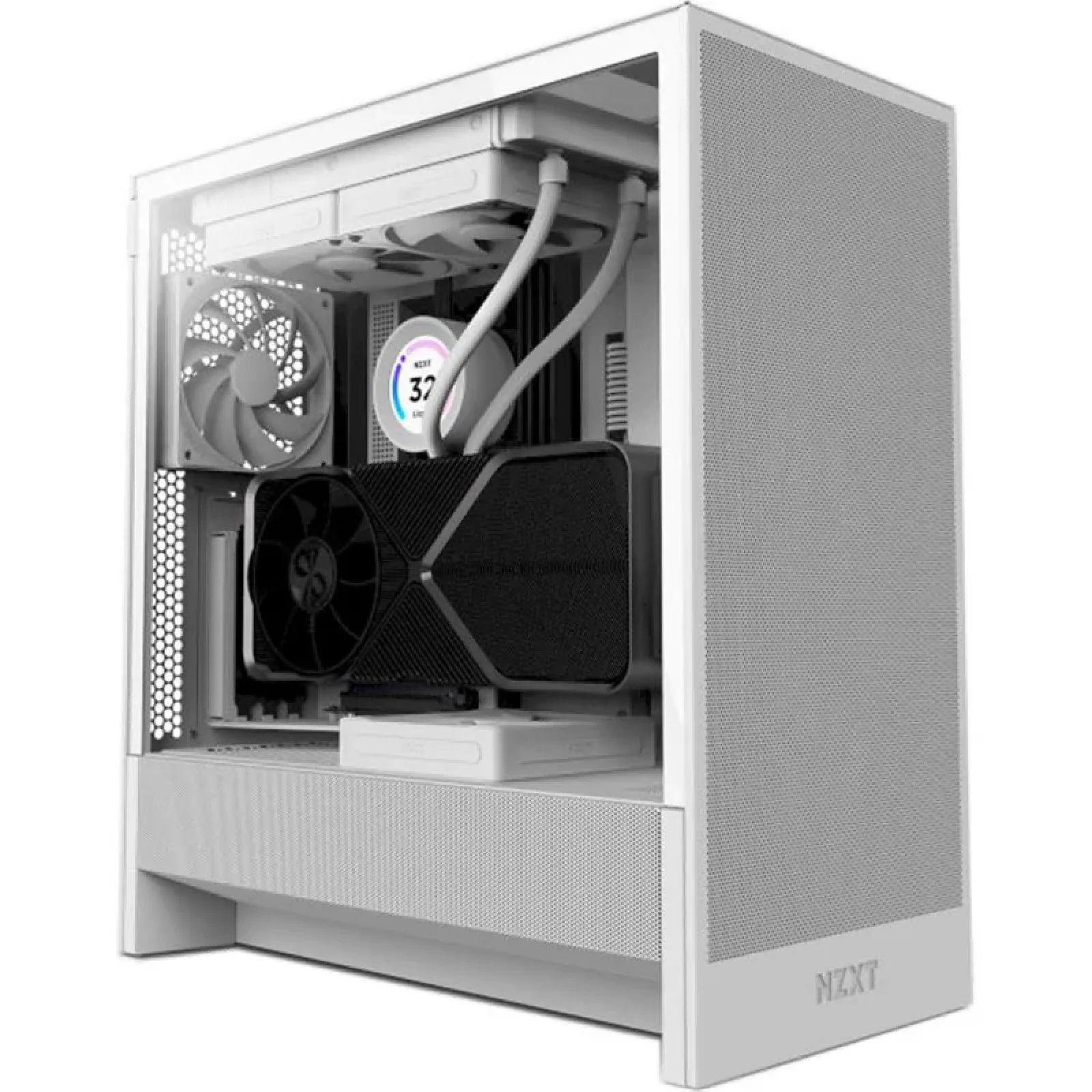 Корпус NZXT H5 Flow White (CC-H52FW-01) без БП UA