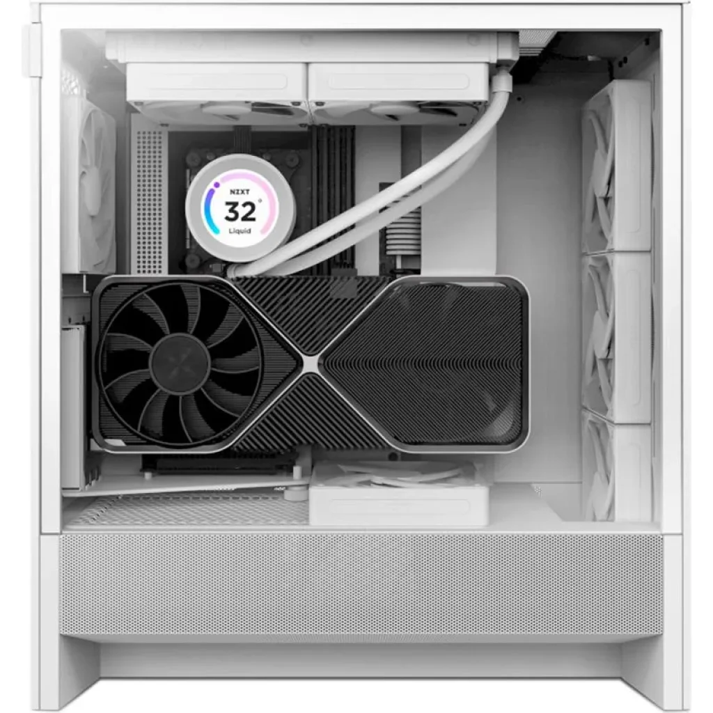 Корпус NZXT H5 Flow White (CC-H52FW-01) без БЖ UA