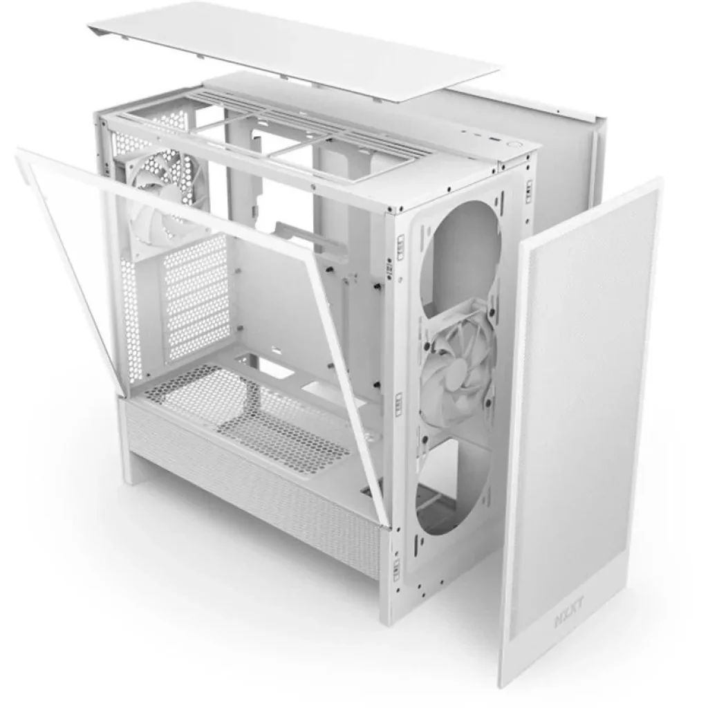 Корпус NZXT H5 Flow White (CC-H52FW-01) без БЖ UA