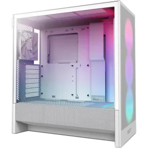 Корпус NZXT H5 Flow RGB White (CC-H52FW-R1) без БП UA