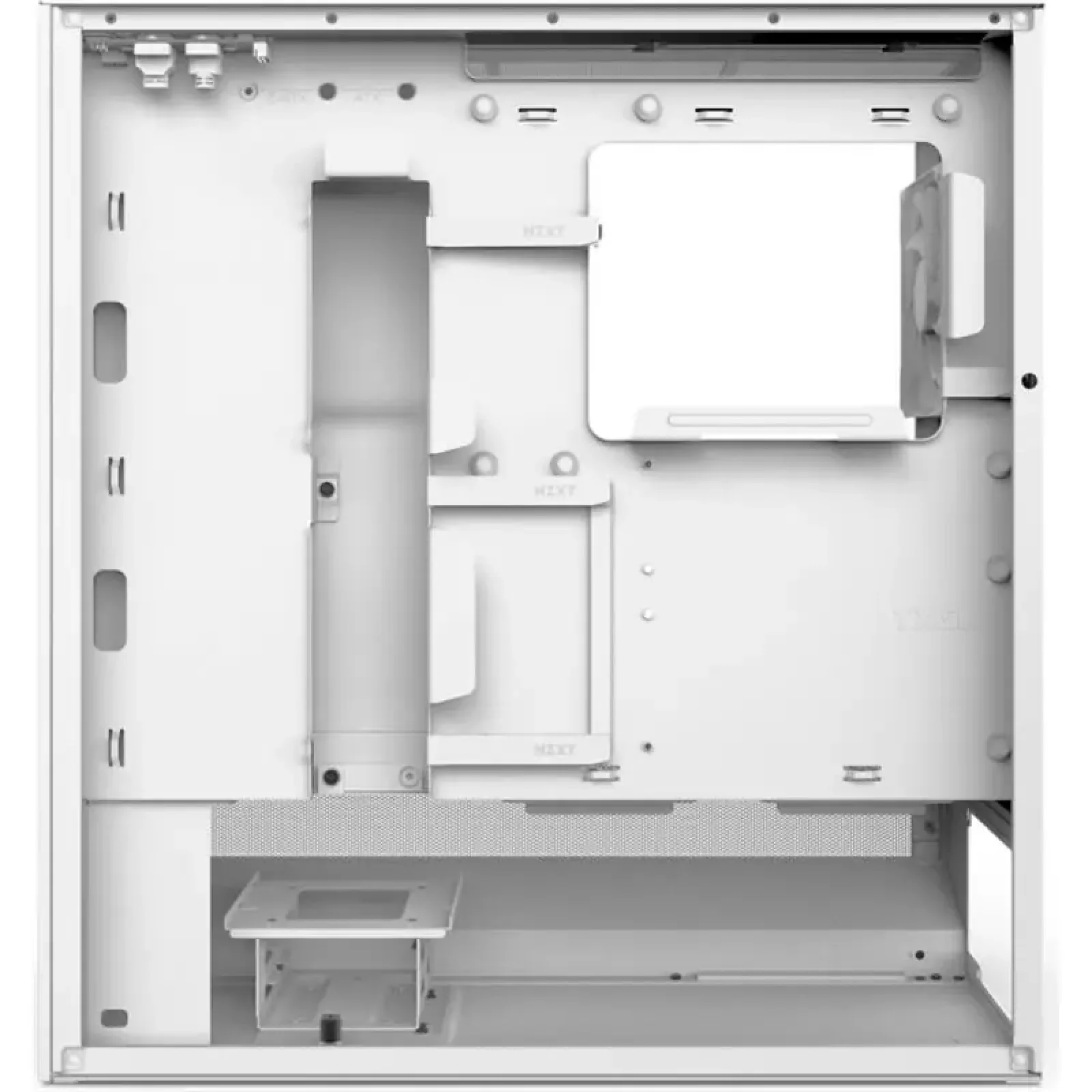 Корпус NZXT H5 Flow RGB White (CC-H52FW-R1) без БП UA