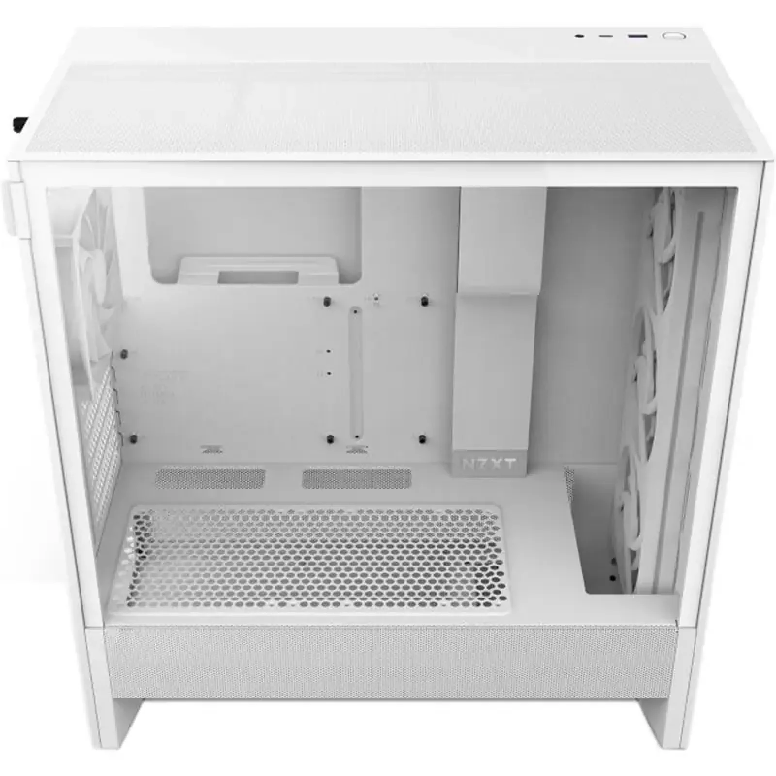 Корпус NZXT H5 Flow RGB White (CC-H52FW-R1) без БП UA