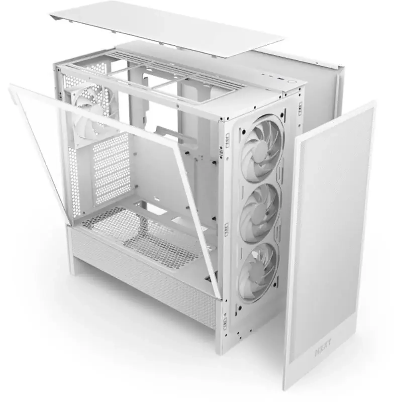 Корпус NZXT H5 Flow RGB White (CC-H52FW-R1) без БП UA