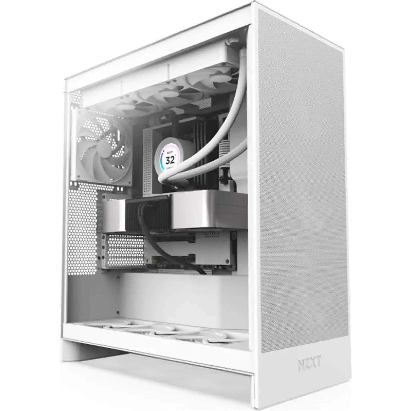 Корпус NZXT H7 Flow White (CM-H72FW-01) без БЖ UA