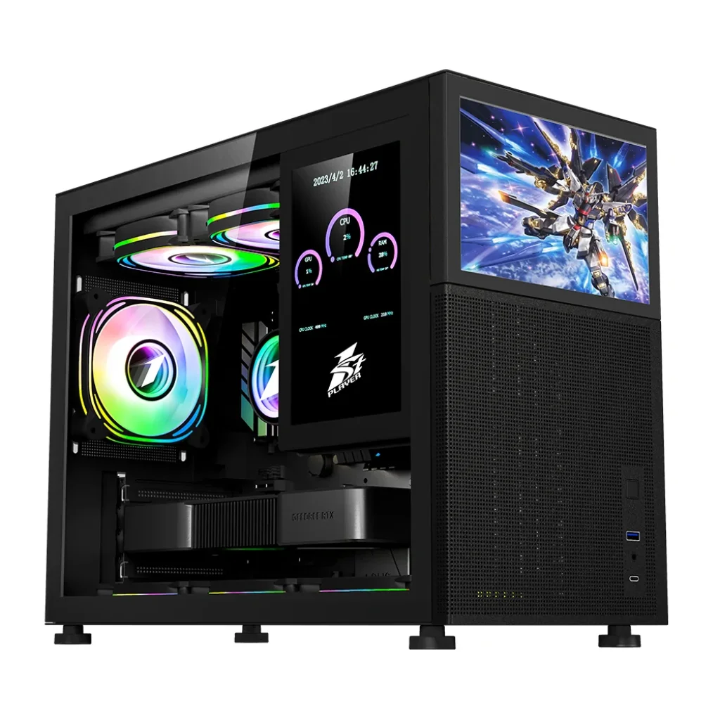 Корпус 1stPlayer Mi6-EV Black без БП, Mi6-EV-BK UA