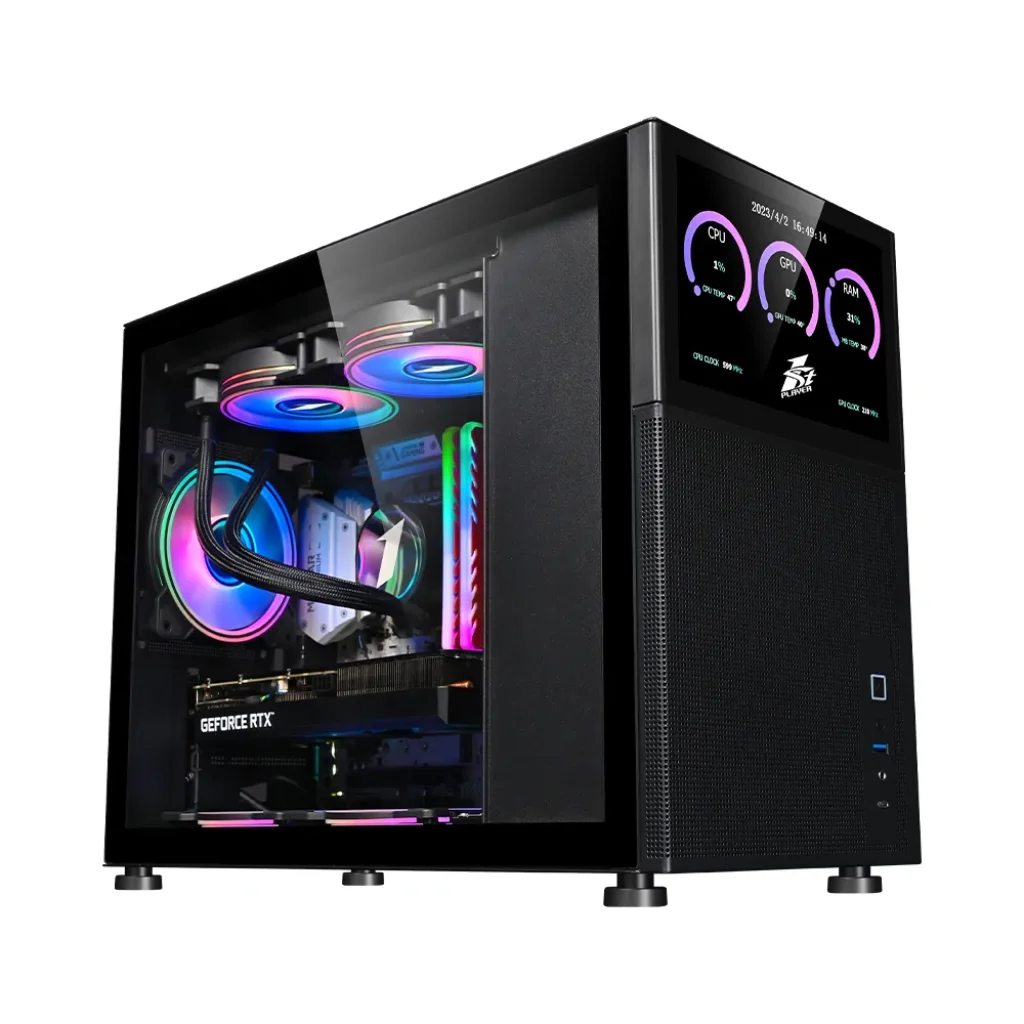 Корпус 1stPlayer Mi6-EV Black без БП, Mi6-EV-BK UA