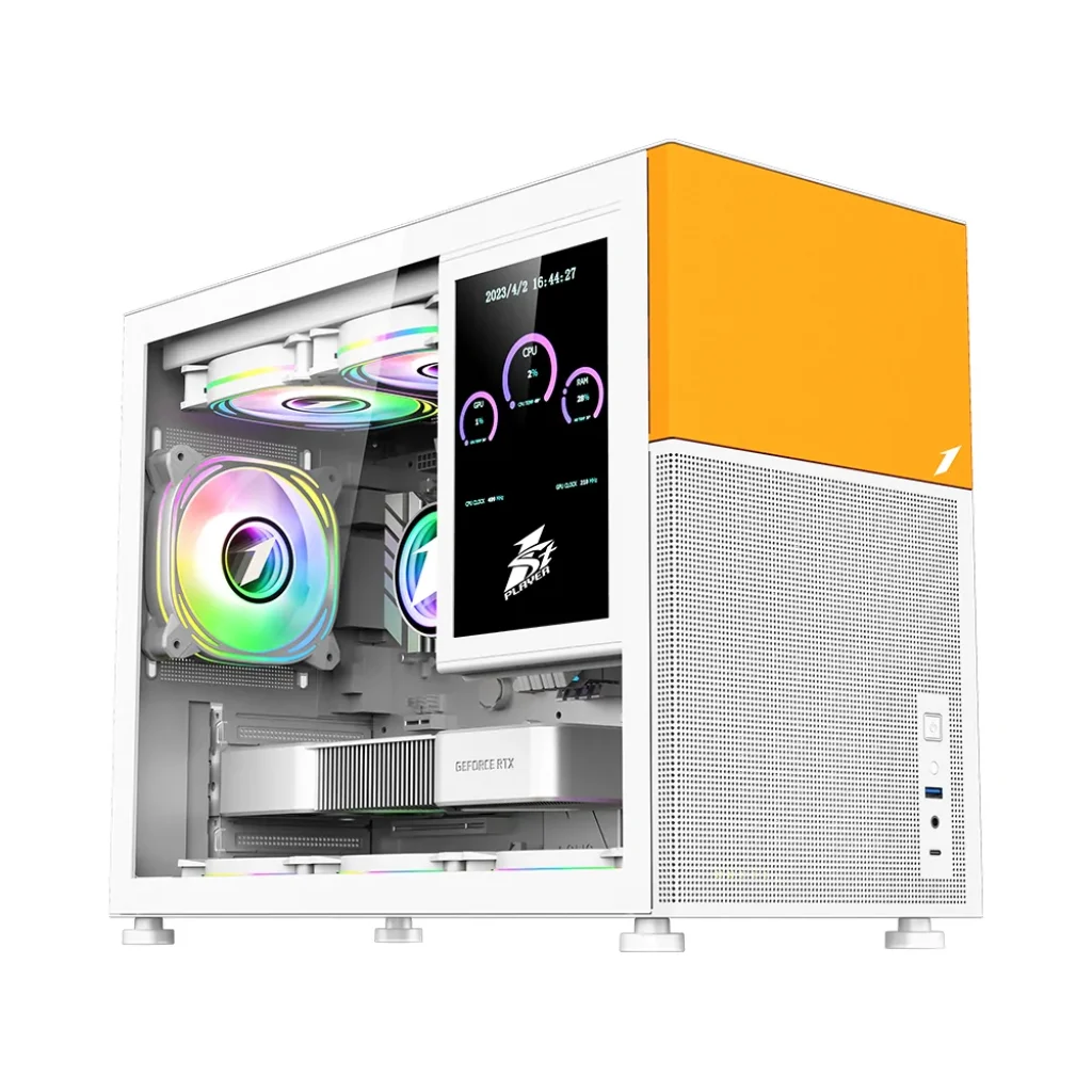 Корпус 1stPlayer Mi6-EV White без БЖ, Mi6-EV-WH UA