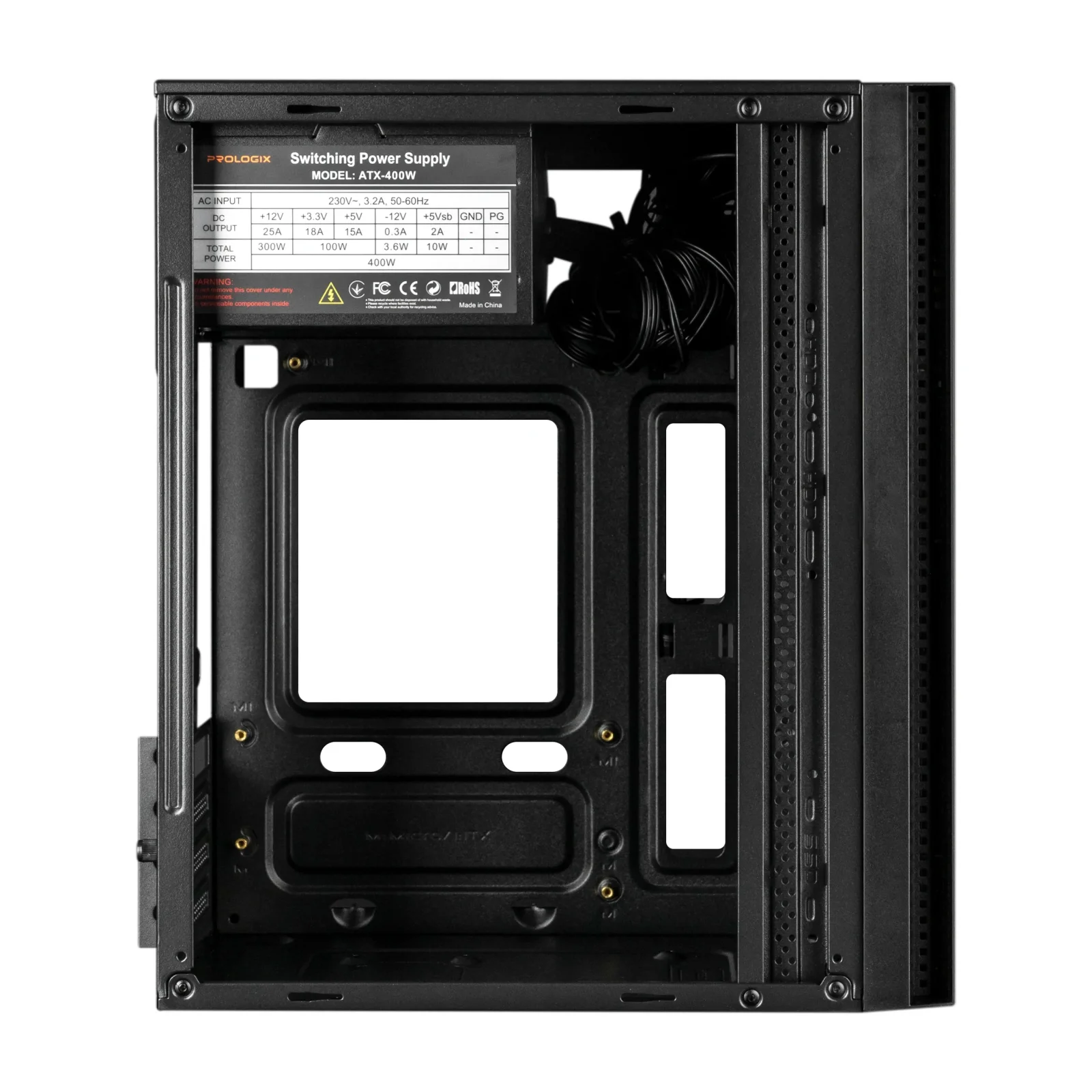 Корпус Prologix E124 400W Black UA