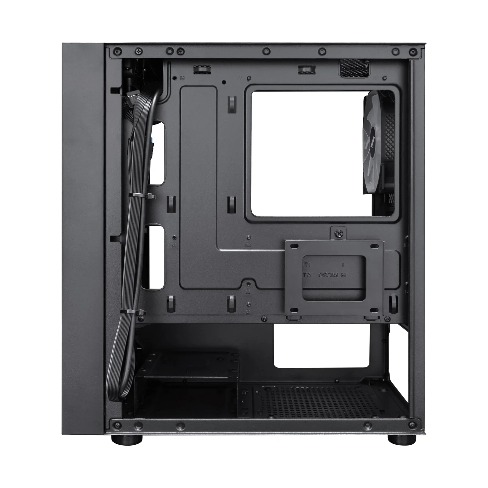 Корпус 1stPlayer B5-M-1F2(AP) Black без БЖ UA