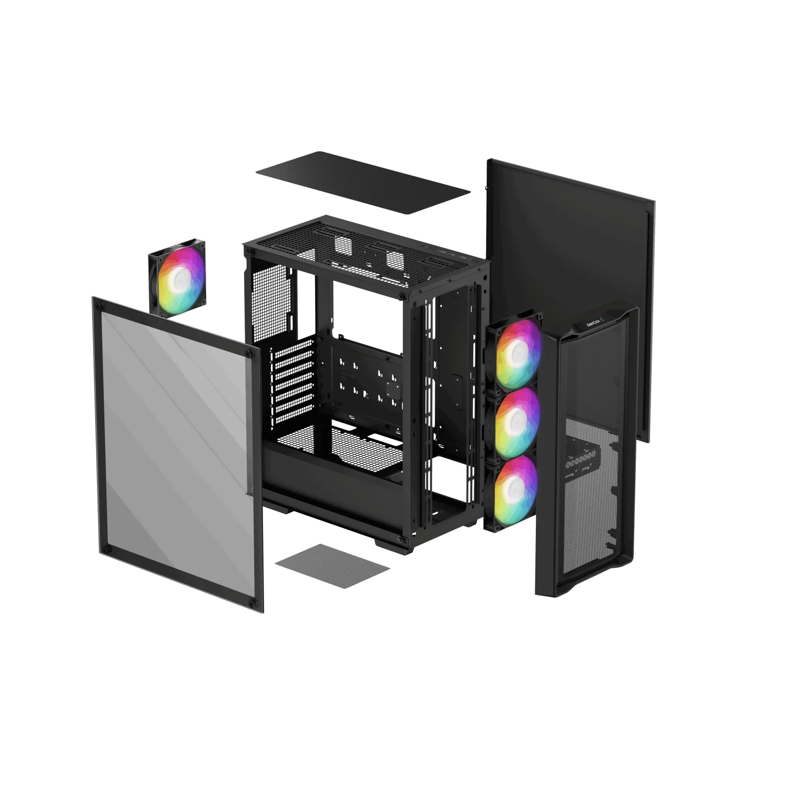 Корпус DeepCool CC560 Mesh V2 Black (R-CC560-BKAMA4-G-2) без БП UA