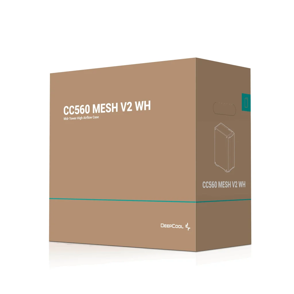 Корпус DeepCool CC560 Mesh V2 White (R-CC560-WHAMA4-G-2) без БЖ UA