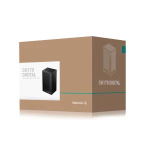 Корпус DeepCool CH170 Digital Black (R-CH170-BKNPI0D-G-1) без БЖ UA