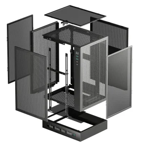 Корпус DeepCool CH170 Digital Black (R-CH170-BKNPI0D-G-1) без БЖ UA