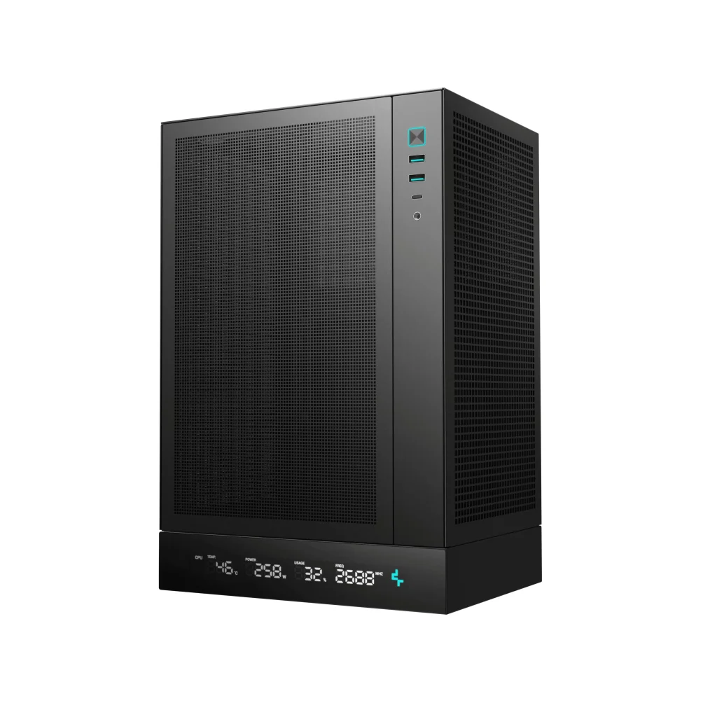 Корпус DeepCool CH170 Digital Black (R-CH170-BKNPI0D-G-1) без БЖ UA